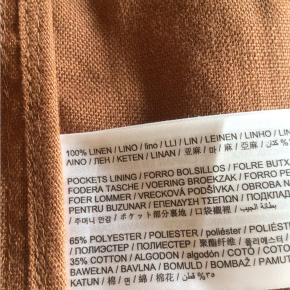 Mango Men’s M  Ming Man sustainable Linen button down - Picture 6 of 9